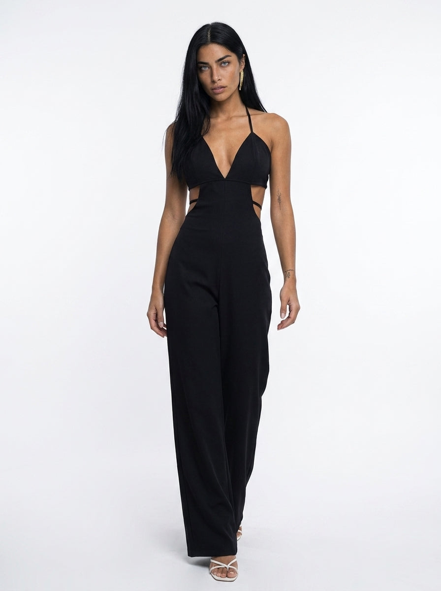 Obsidian Jumpsuit — Black – Helena Voss