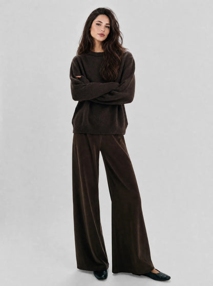 The Noir Trouser — Chocolate