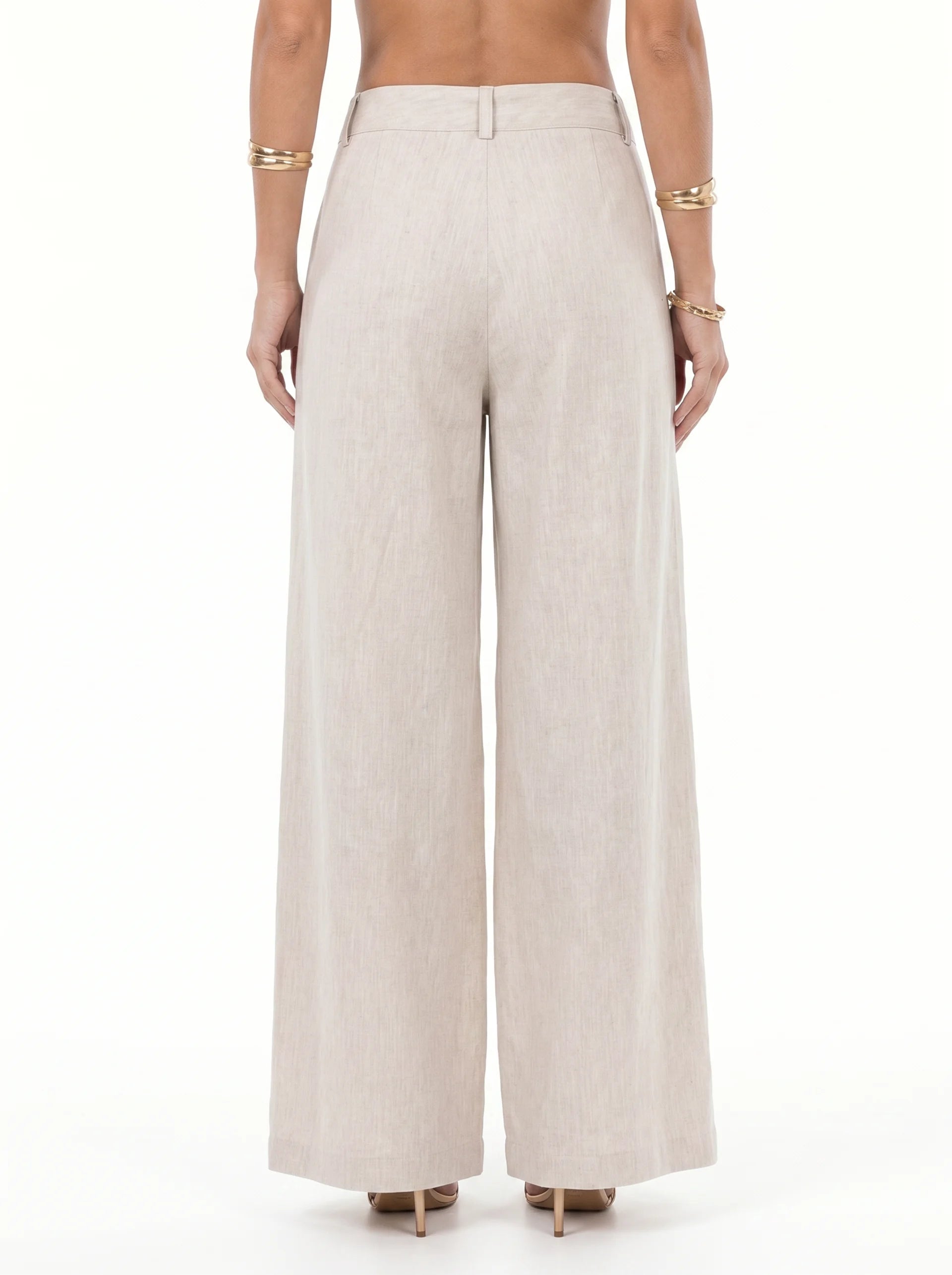 Riviera Trousers — Beige