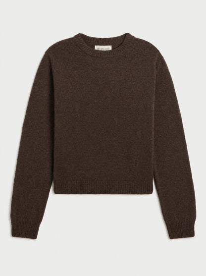 The Noir Pullover — Chocolate
